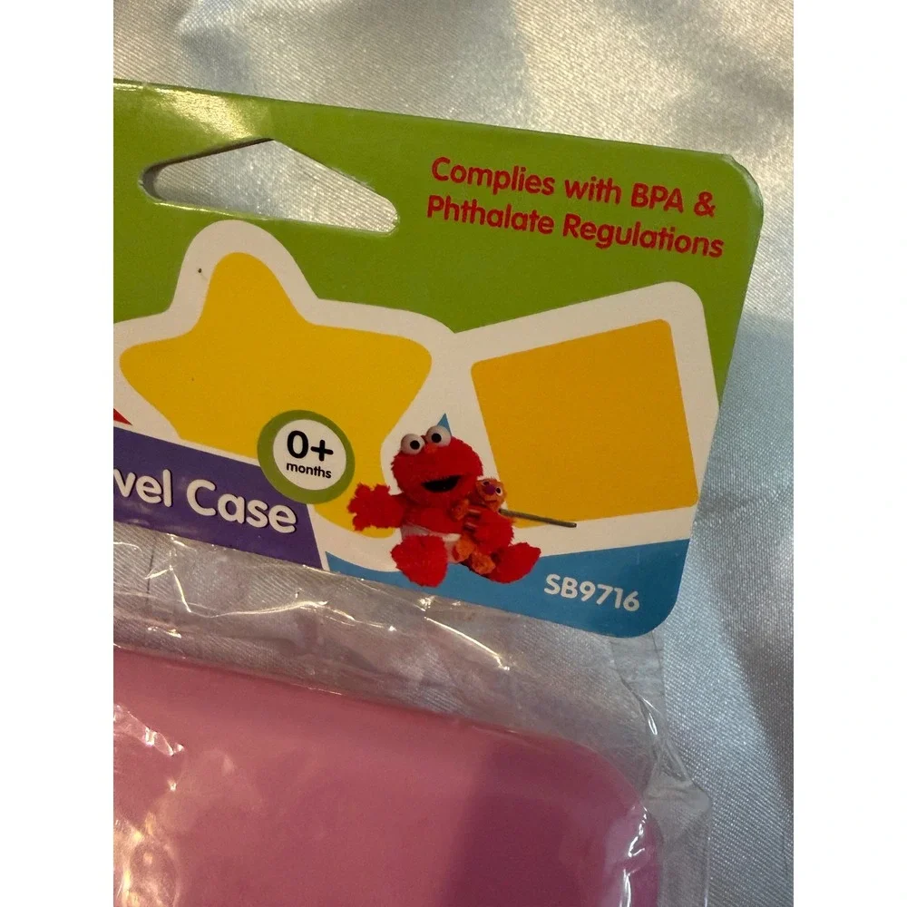Sesame Street Sesame Beginnings Elmo Baby Wipes Travel Case Pink SB9716 NEW